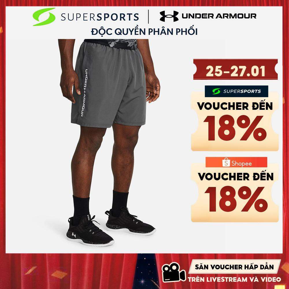 Quần Ngắn Thể Thao Nam Under Armour Woven Wordmark - 1383356-025 LS400