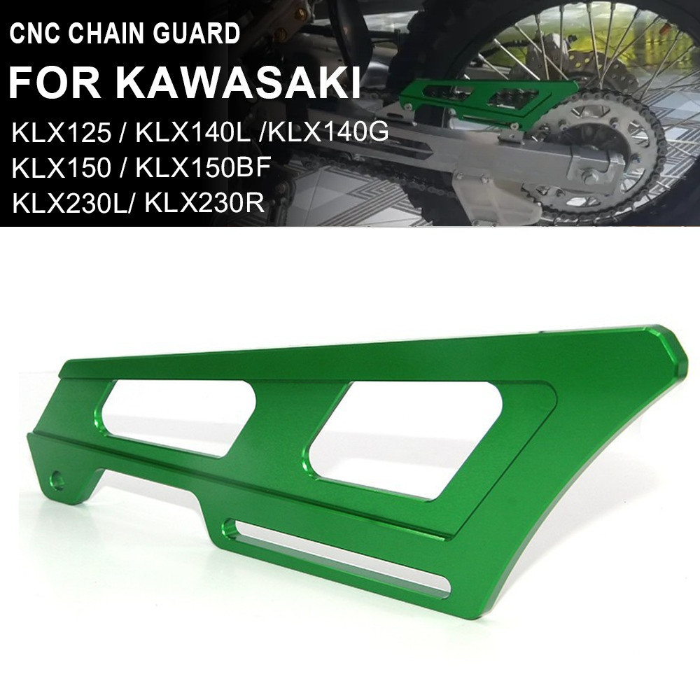 Dây chuyền bảo vệ gót chân CNC Vỏ bảo vệ bánh xích phía sau cho Kawasaki KLX125 KLX140L KLX140G KLX1
