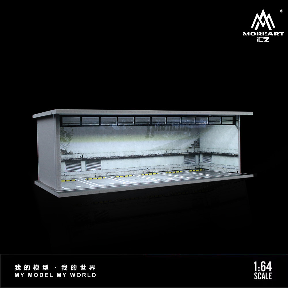 [ORDER] Mô hình diorama MOREART 1:64 Underground Parking Lot Lighted Model Set MO914057