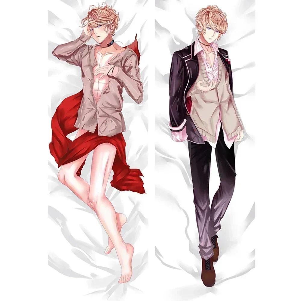 Anime Diabolik Lovers Dakimakura BL Nam Sakamaki Ayato & Laito & Sakamaki Shu Gối Ôm Thân Dài Vỏ Gối