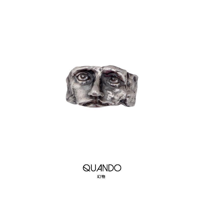 A New Phantom Niche Design Mask Series Full Body Ring Personality Texture Handmade Gift UTMA