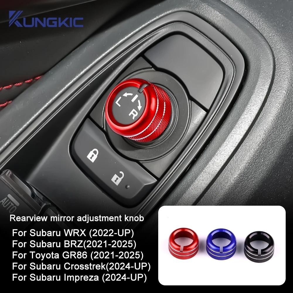 Cửa Sổ Chiếu Hậu Ô Tô Núm Kim Loại Cho Subaru WRX BRZ 2022-2025 Toyota GR86 2021-2025 Crosstrek Impr