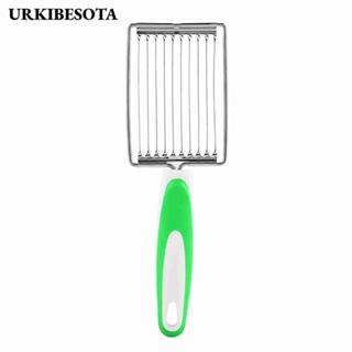 Máy cắt thịt Bữa trưa URKIBESOTA, Máy cắt lát có răng cưa Máy thái cà chua dày đều, Dụng cụ nhà bếp Máy thái lát phô mai và khoai tây bằng thép không gỉ đa năng dễ dàng