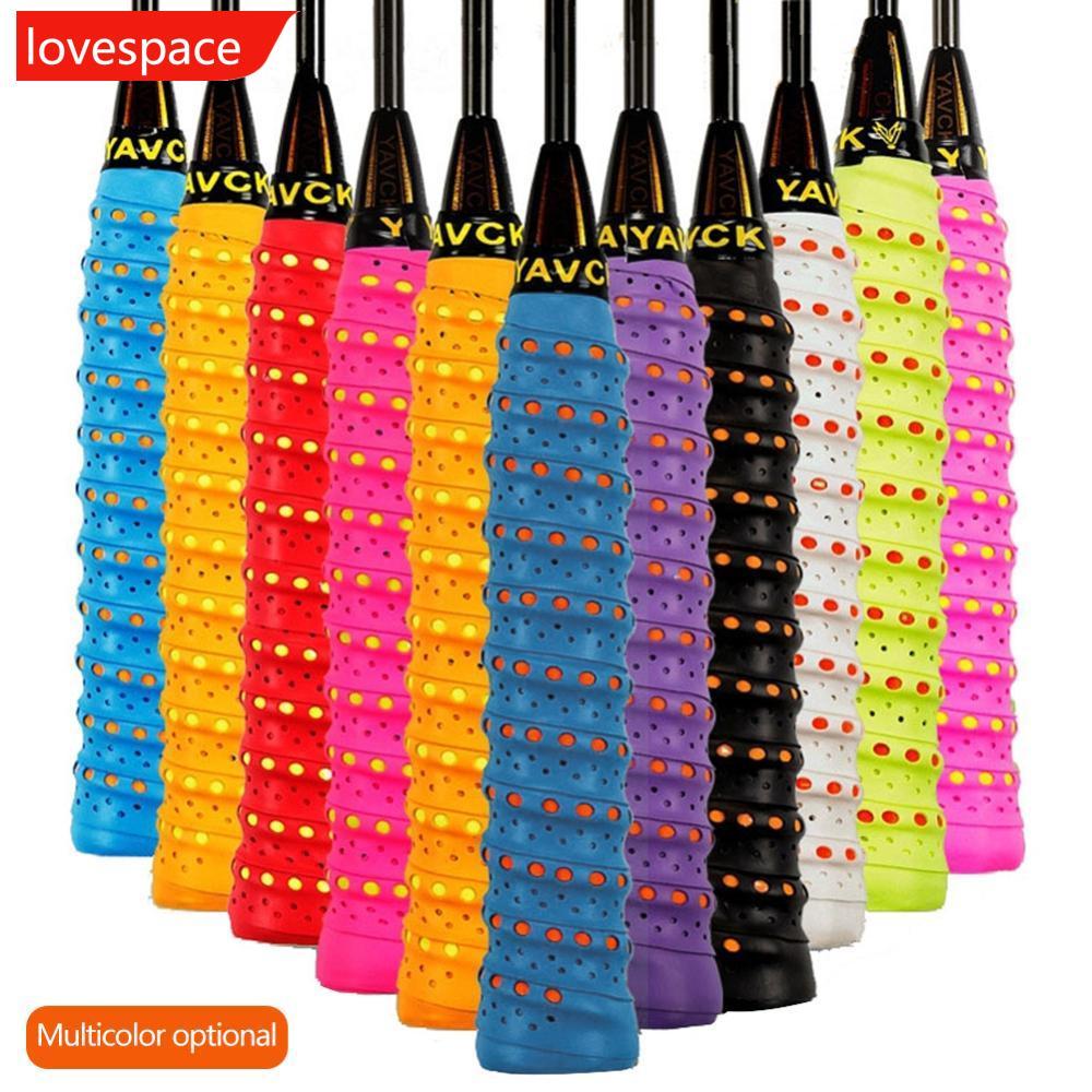 LOVESPACE Chống Trơn Trượt Mồ Hôi Thoáng Khí Cầu Lông Tay Cầm Tennis Overgrip Băng Thể Thao Cuộn Dây