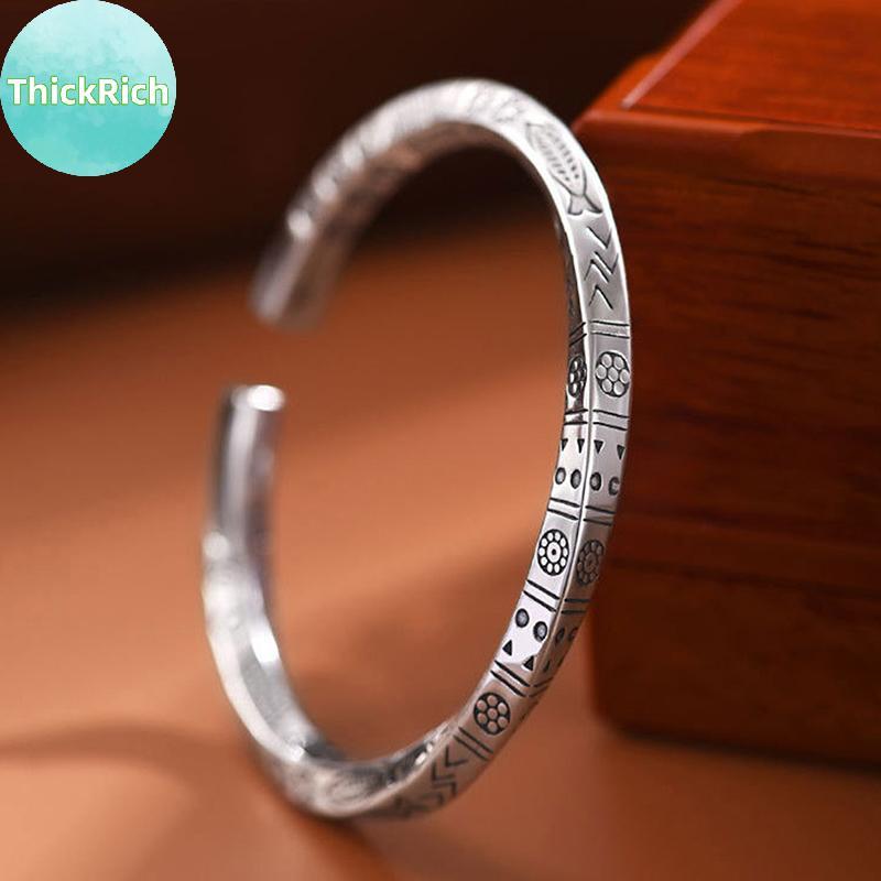 ThickRich Vintage Lắc Tay Nam Nữ Mobius Xoắn Vòng Tay Unisex Casual Pulseira Gents Trang Sức Mobius 