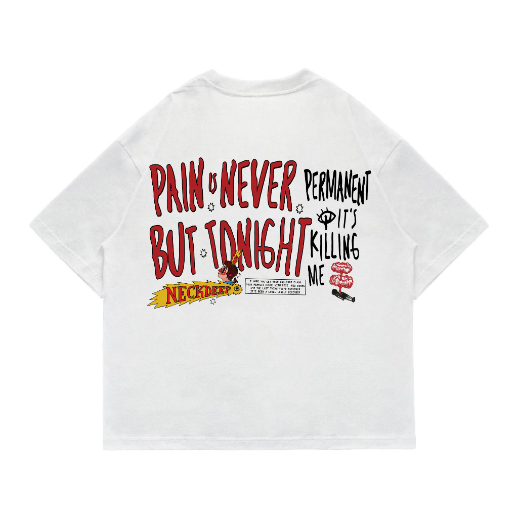 NECKDEEP - KAOS TSHIRT NECKDEEP DECEMBER BOXY OVERSIZE TEE BAJU KAOS DISTRO PRIA WANITA OVERSIZE COT