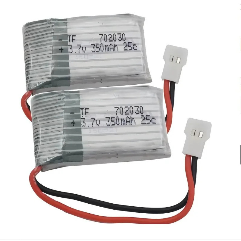 2-6 Cái / lốc 3.7V 350 mAh 25C Lipo Polymer Li Pin 702030 XH254 Cắm Cho DFD F182 F183 H8C RC Drone M