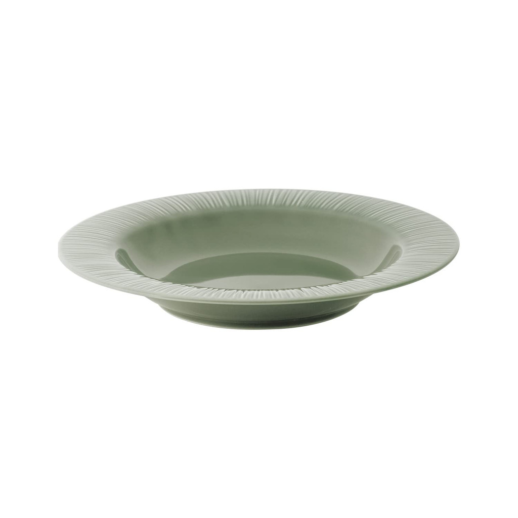 Đĩa sâu Noritake 23cm 370cc Coniferal Ash phù hợp cho lò vi sóng và máy rửa chén 1 chiếc màu xám.