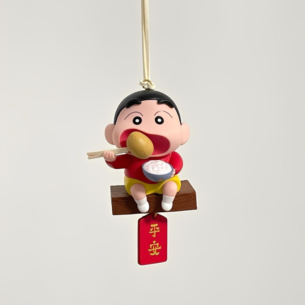 Crayon Shin-Chan Khoai Tây Shin-Chan Mặt Dây Chuyền Ô Tô Treo Gương Chiếu Hậu Trang Trí Ăn Shin-Chan