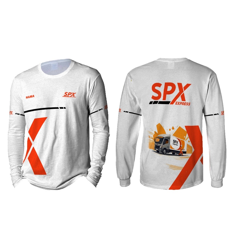 Áo nỉ dài tay cao cấp SPX Express / Áo sơ mi tài xế Express Gói da tôm