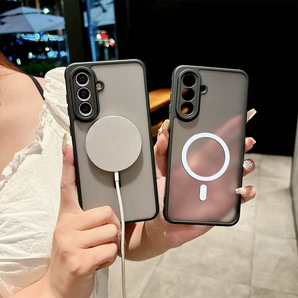 Dành Cho Samsung Galaxy A34 A35 Mờ Cứng Có Miếng Dán Sạc Không Dây Cho Vỏ Samsung A57 A26 A15