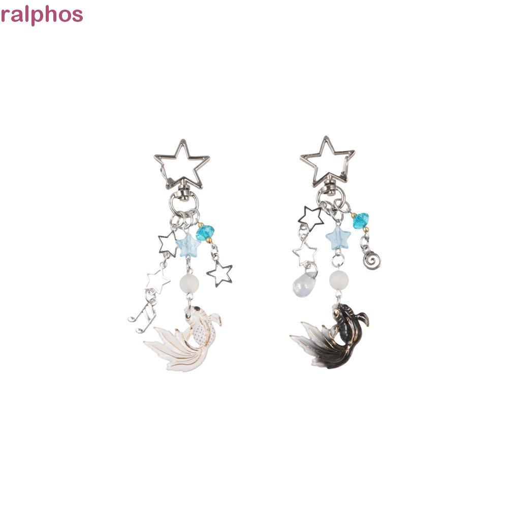 JYROS Koi Star Bead Chain, Spice Girl Style Handmade Y2k Key Chains, Charm Sea Theme Anime Y2k Lucky