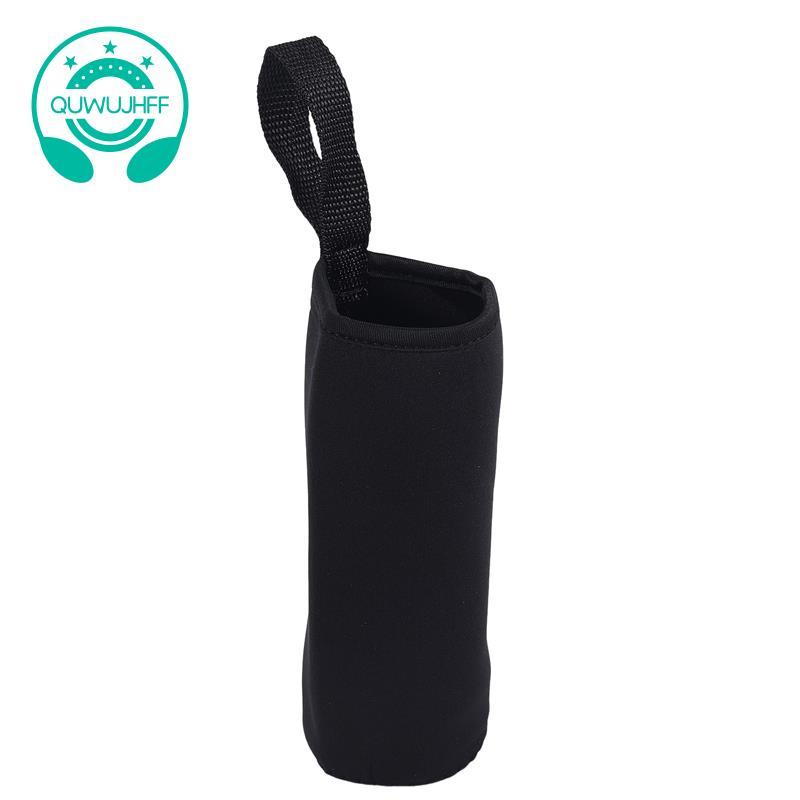 Cốc cách nhiệt Neoprene Cốc giữ nắp chai nước 360ml - 550ml (550Ml đen)