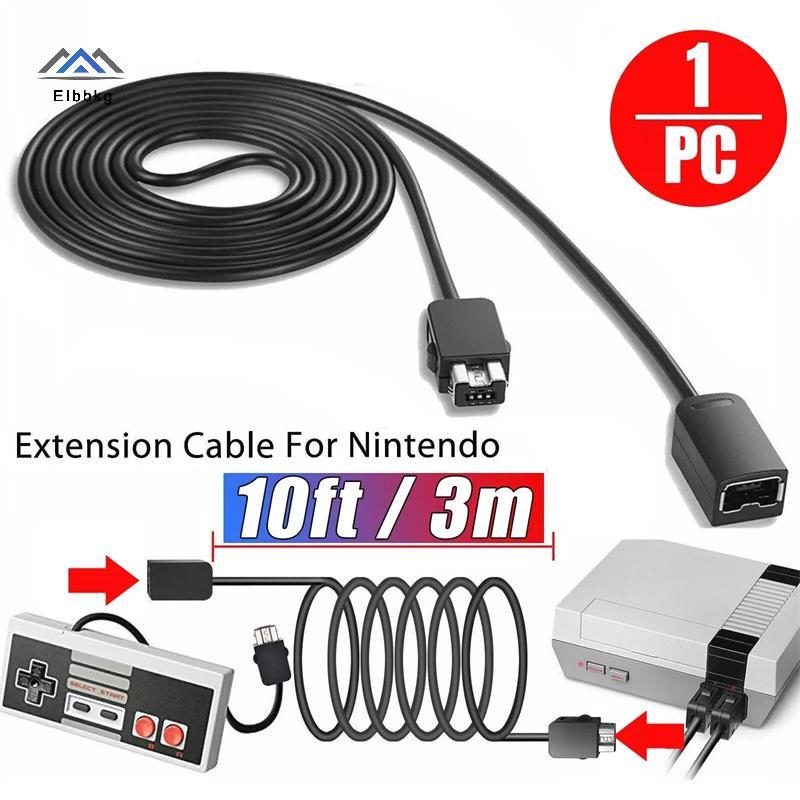 Dây mở rộng trò chơi cáp mở rộng ELBBKG 3M cho Nintendo SNES Bộ điều khiển Mini cổ điển cho bộ điều 