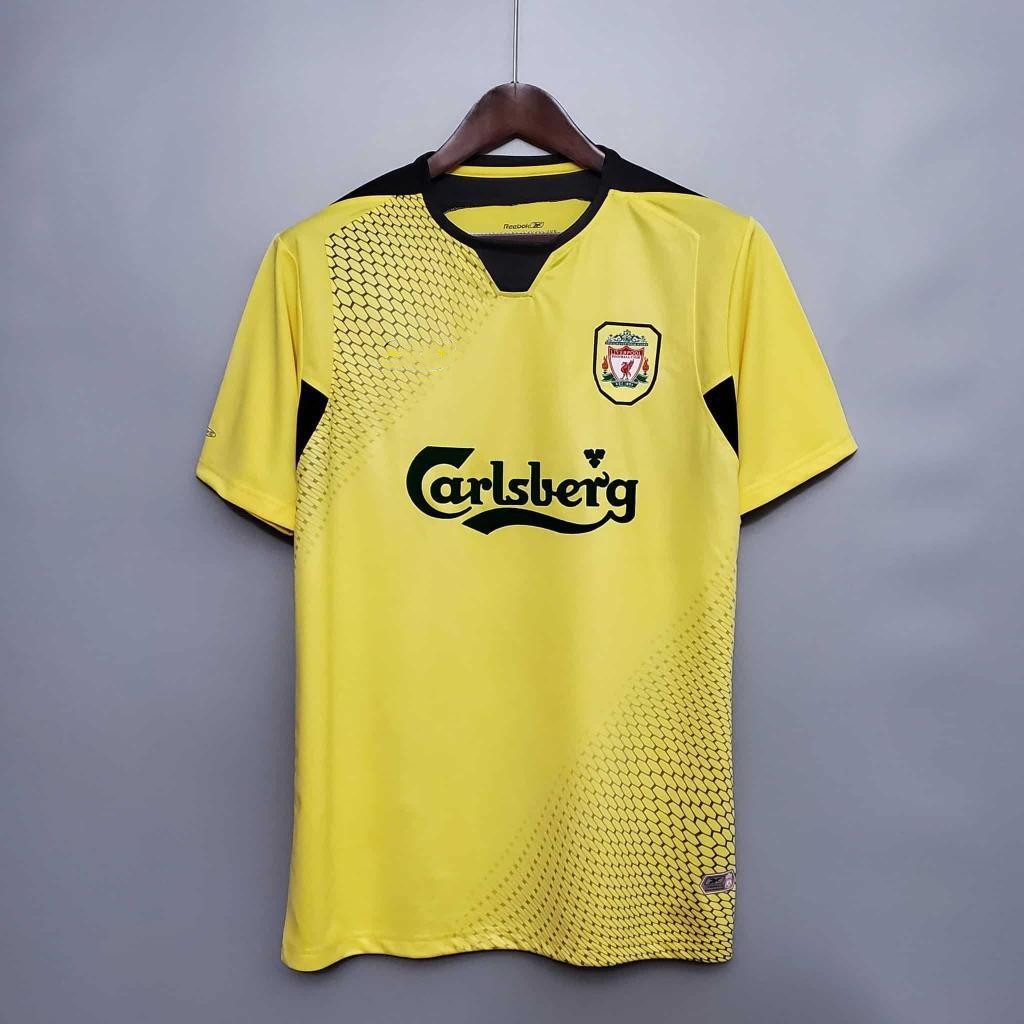Áo đấu sân khách Liverpool cổ điển chất lượng cao 2004 / 2005, Gerrard 8