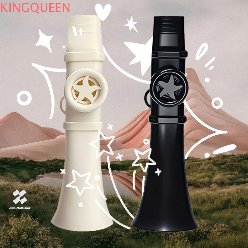 KINGQUEEN Professional Kazoo, Thân nhựa Kích thước nhỏ gọn Sáo Kazoo, Thiết kế di động vui vẻ có dây