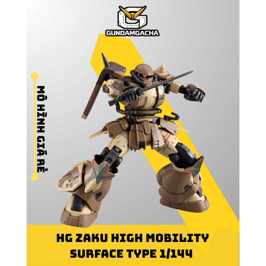 Mô Hình Lắp Ráp HG 1/144 MS-06GD Zaku High Mobility Surface Type Sangho – Mô Hình Giá Rẻ | Mã XD 395