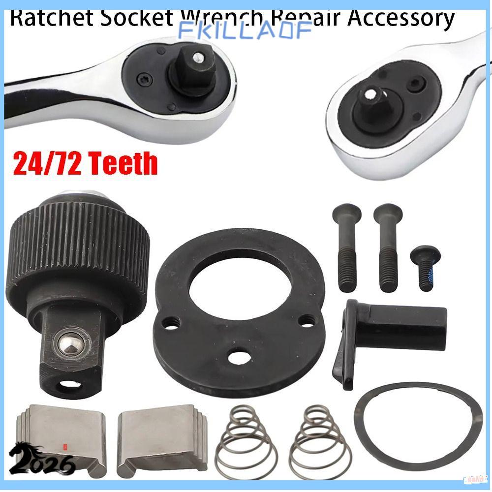 FKIL 1 Bộ Phụ tùng cờ lê Ratchet, Bộ phận thay thế răng 24 / 72 Phụ kiện sửa chữa cờ lê ổ cắm Ratche