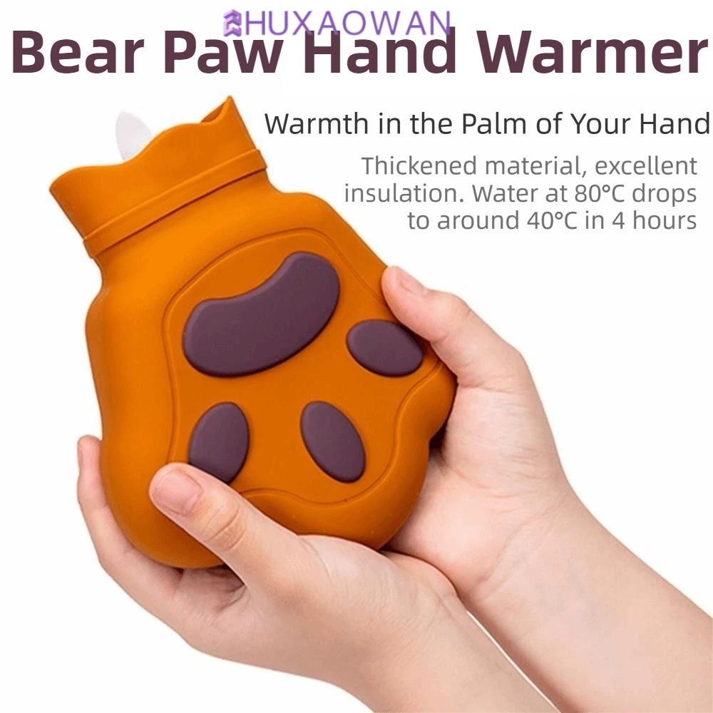 Túi đựng nước nóng silicon ZHUXAOWAN, Túi nước ấm hoạt hình ấm áp chống bỏng, Túi đựng nước ấm hình 