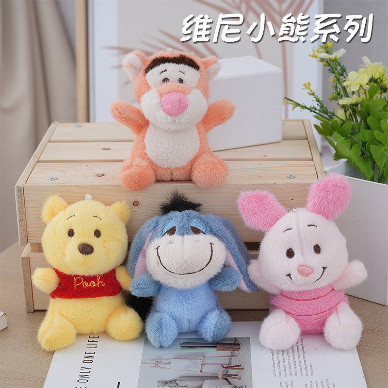 Chính Thức Disney Winnie the Pooh Tigger Piglet Eeyore Donkey Đáng Yêu Sang Trọng Búp Bê Đồ Chơi Quà