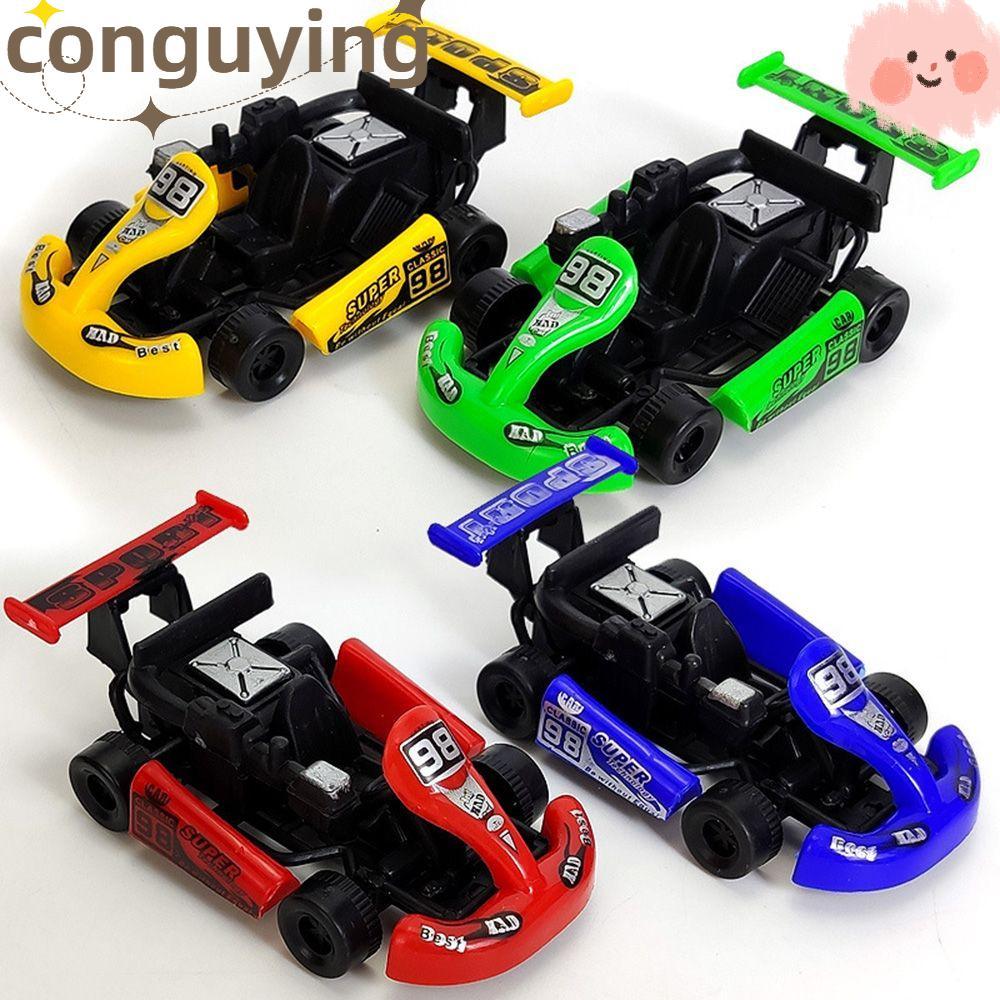 CONGUYING 5 CÁI Đồ chơi giáo dục ô tô Mini màu ngẫu nhiên quán tính Go Kart