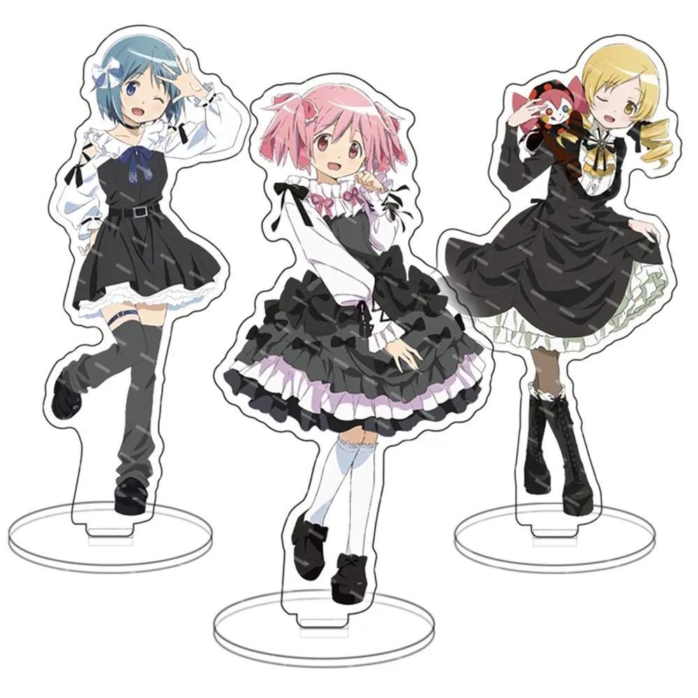Mô hình Standee anime Puella Magi Madoka Magica mica trang trí Mahou Shoujo Madoka Magica Madoka Hom