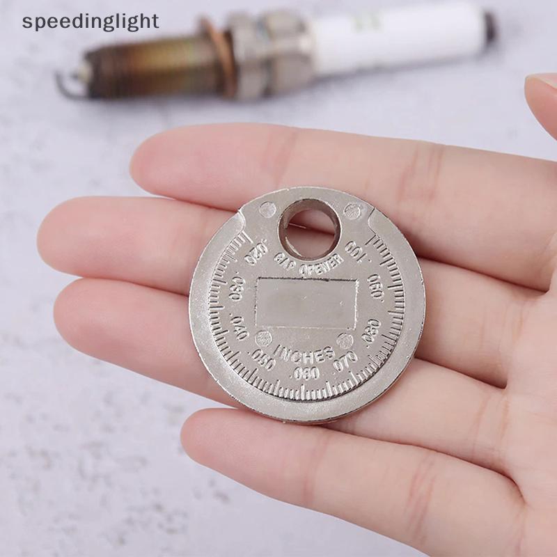 [SPGH] 1PC 0.6-2.4mm Phạm vi Loại Đồng Xu Bugi Gage Gap Tool Feeler Spark Plug Gap Tool Hot