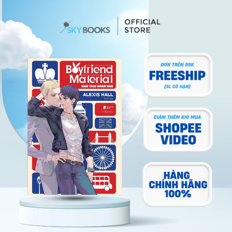 Sách - Boyfriend Material - Bạn Trai Hoàn Hảo