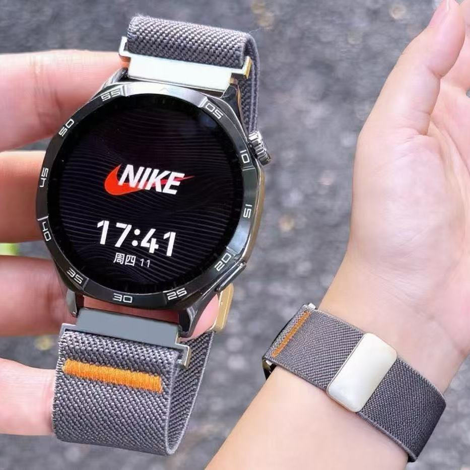 Dây đeo Nylon 22mm cho Honor Watch 5 Ultra 5Pro 4Pro Vòng đeo tay cho Honor GS Pro GS4 GS3 Correa Dâ