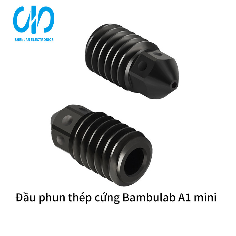 Phụ kiện máy in 3D Bambu Lab Bambu Lab A1 / A1mini / H2D / H2S Vòi phun thép cứng chịu nhiệt độ Vòi 