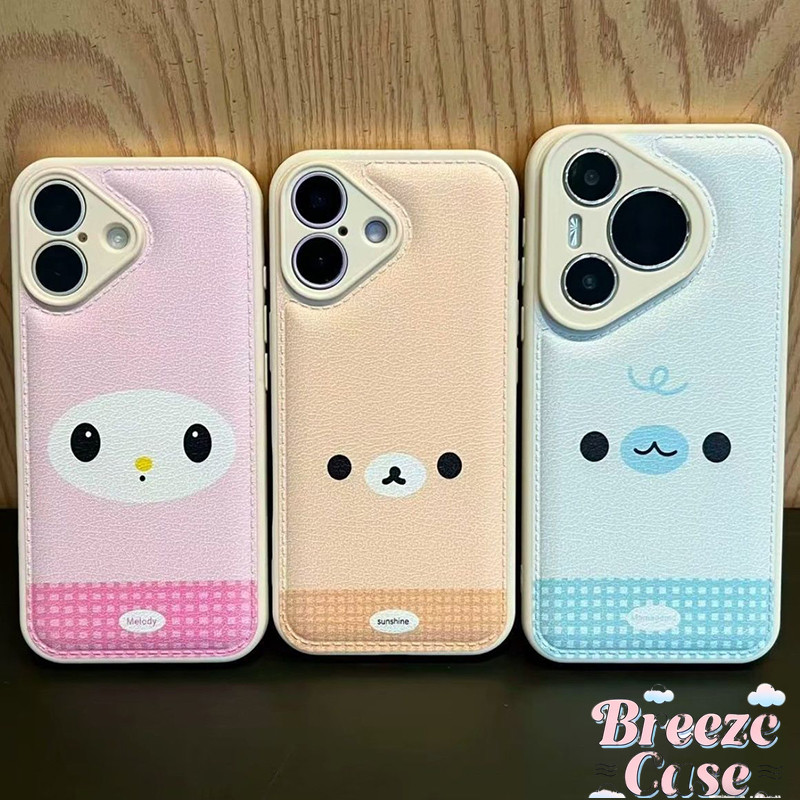 Ốp Lưng Cho IPhone 17 16 11 15 14 13 12 Pro Max 17Air 15 14 16 Plus Vỏ đệm hơi hình gấu hoạt hình dễ