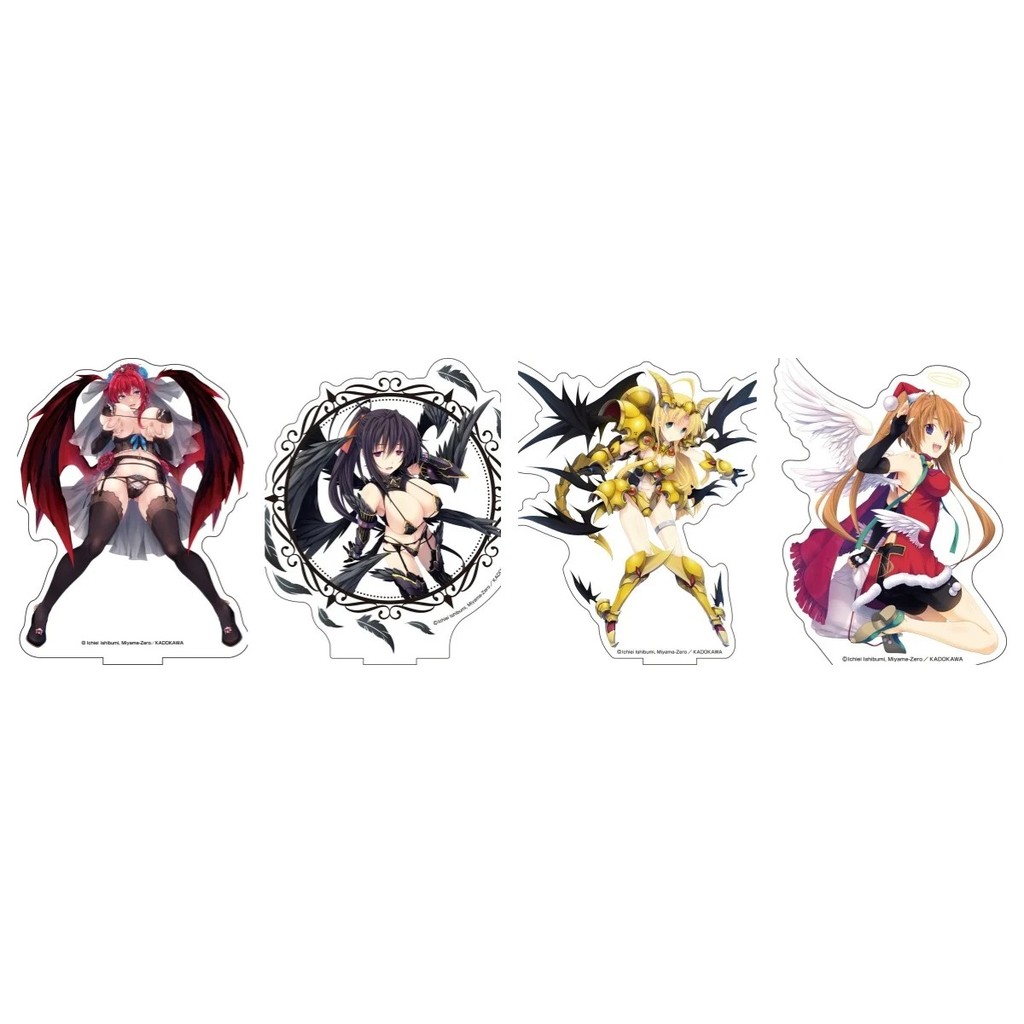 Standee Anime High School DxD Mô Hình Mica Nhân Vật Rias Gremory Akeno Himejima Trang Trí Bàn Làm Vi