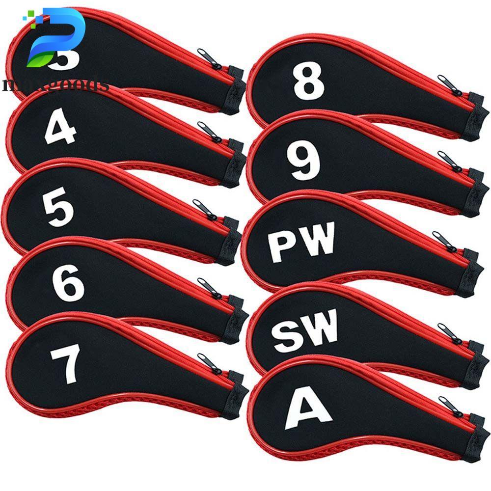 MAXGOODS Golf Head Cover Golf Putter Wedge Cover Protector Case Dây Kéo Bền Golf Putter Phụ Kiện Sắt
