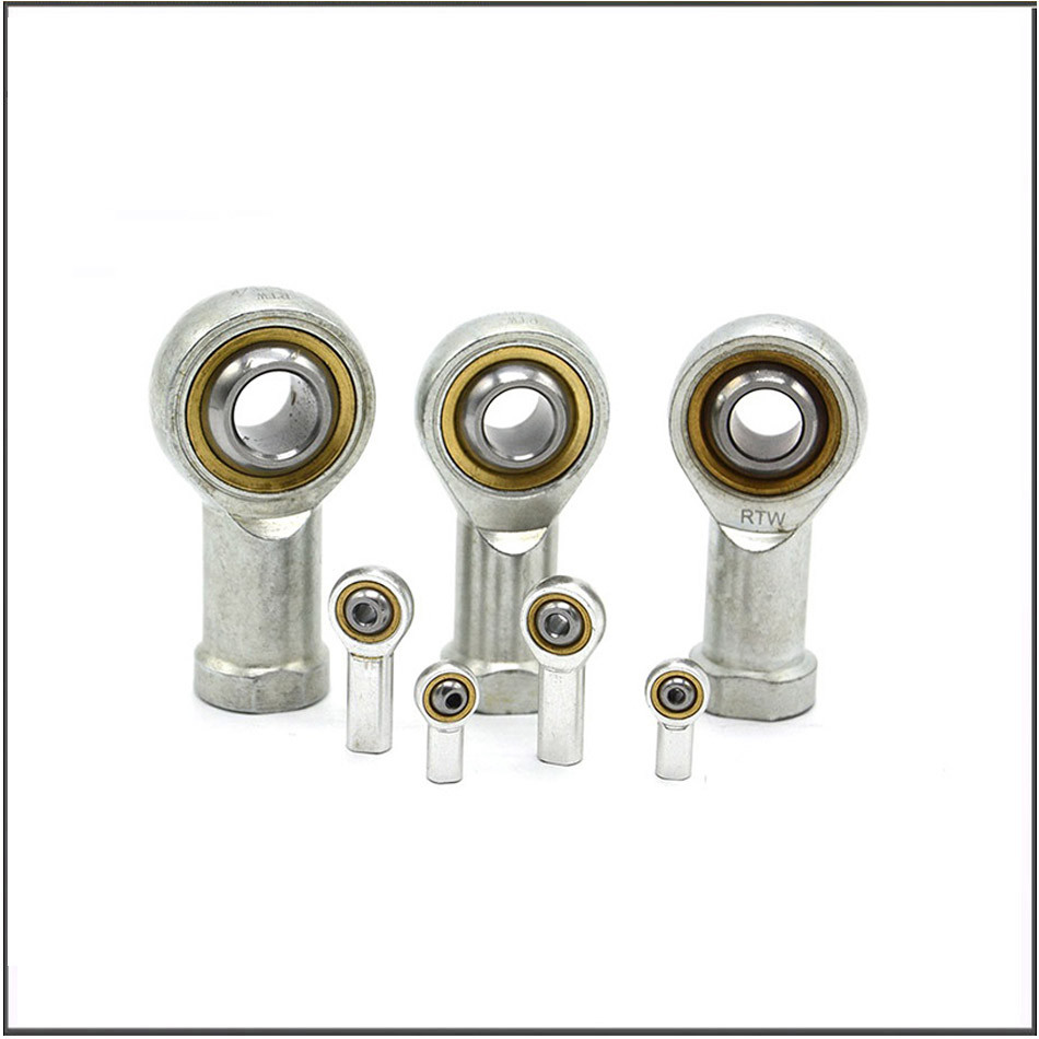 M5x0.8 M6x1 M8x1.25 M10x1.75 M12x1.75 M16x2.0 Vòng bi chung Vòng bi mắt cá có ren bên trong đầu than