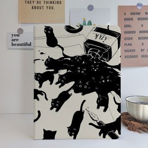 Ốp bảo vệ iPad cho mèo Vỏ bảo vệ iPad dễ thương iPad Air 4 / 5 / 6th 11 / 13 Inch Vỏ bảo vệ iPad Pro