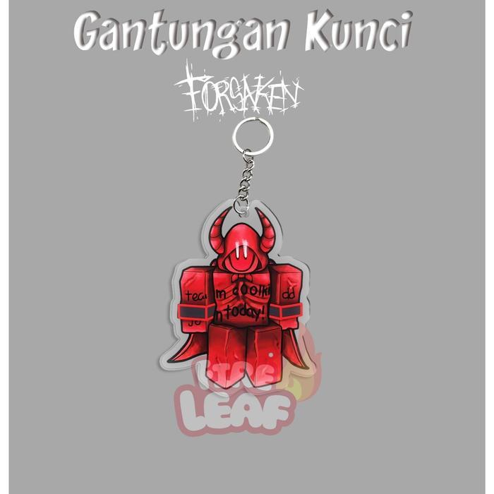 GANTUNGAN KUNCI AKRILIK ROBLOX FORSAKEN COOLKID MILESTONE 4 / KEYCHAIN GANCI ROBLOX KEREN - COOLKID 