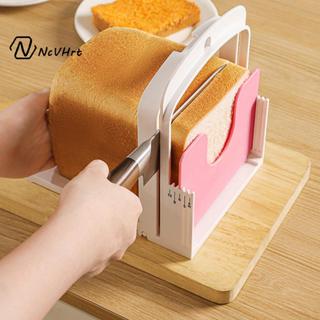 NcVHrt Có Thể Gập Lại Bánh Mì Nướng Máy Thái Chân Đế Nhựa Sandwich Cắt Khuôn Loaf Cắt Ra Dụng Cụ Nướng Bánh Tiện Ích Nhà Bếp Mới