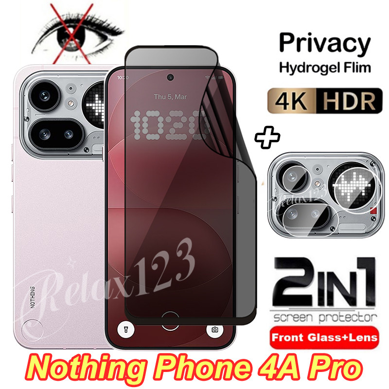 Không có gì Điện thoại 4A Pro 5G Phim Hydrogel chống bảo mật và máy ảnh Flim For Nothing Điện thoại 