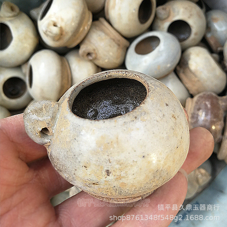 Cổ Đau Khổ Sứ Đồ Chơi Nhỏ Miếng Gốm Đau Khổ Nồi Gốm Đồ Trang Trí Nhỏ Nồi Gốm Nhỏ Mini 26.3.17