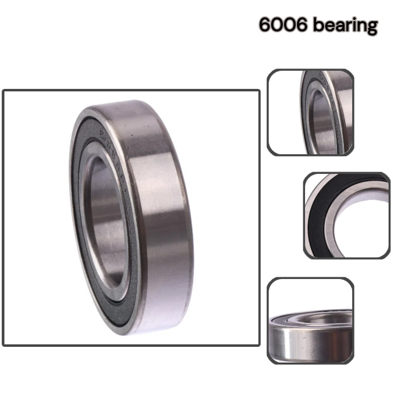 1PCS 6006 2RS/ZZ Miniature Rubber Sealed Deep Groove Ball Bearing for Industrial & Small Machinery