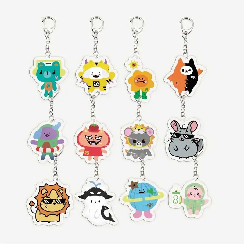 Móc khóa Mica GMMTV Mascot PondPhuwin GeminiFourth JoongDunk FirstKhaotung JimmySea PerthChimon quà 