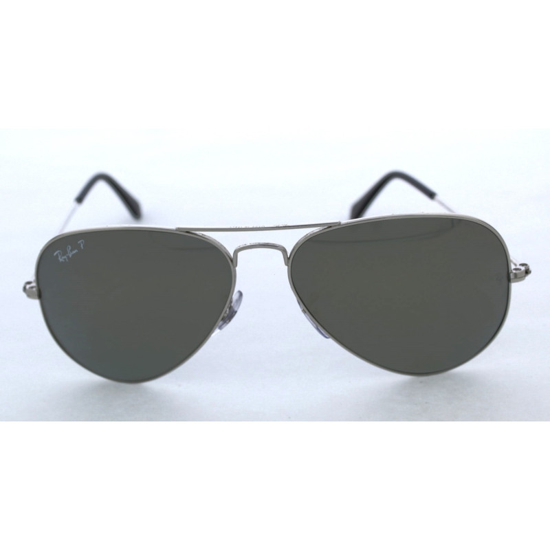 Kính râm Ray-Ban Unisex Aviators ORB3025 Gương bạc / xám Bạc