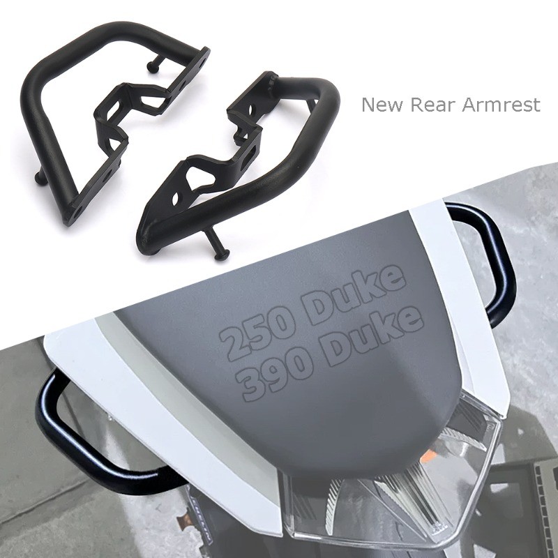Phụ Kiện Xe Máy Phía Sau Lấy Thanh Ghế Sau Pillion Hành Khách Lấy Đường Sắt Tay Cầm Cho KTM 390Duke 