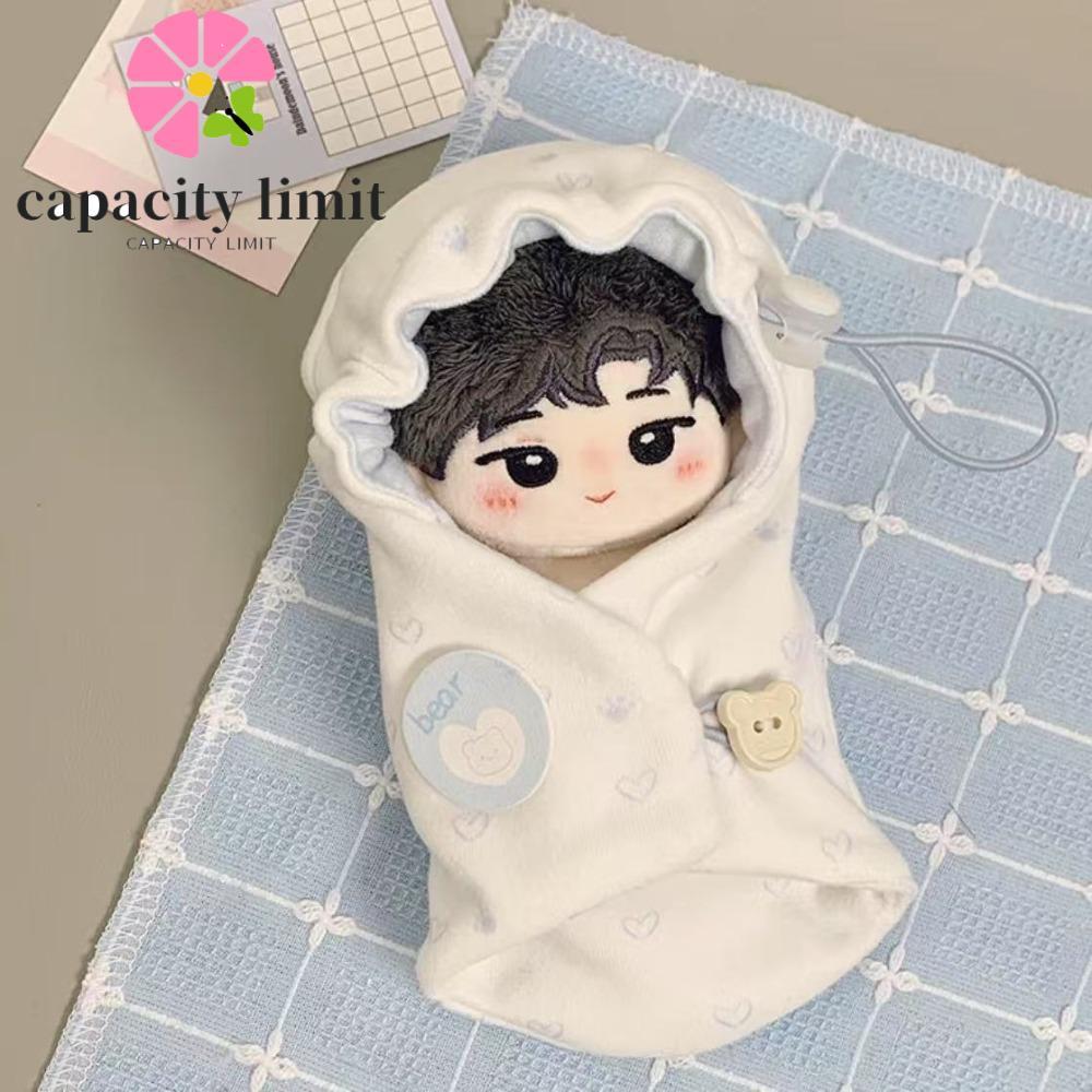 NĂNG LƯỢNG GIỚI HẠN Quần áo búp bê 10cm, Túi ngủ Áo choàng 10cm Quần áo quấn búp bê cotton, Quần áo 
