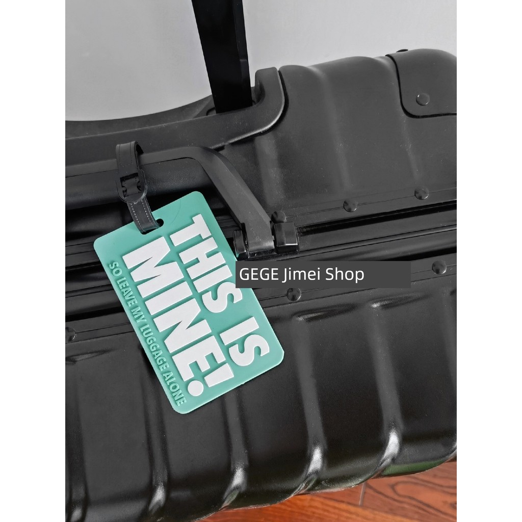 Chữ cái tiếng Anh Trường Túi Mặt dây chuyền ins Boarding Pass