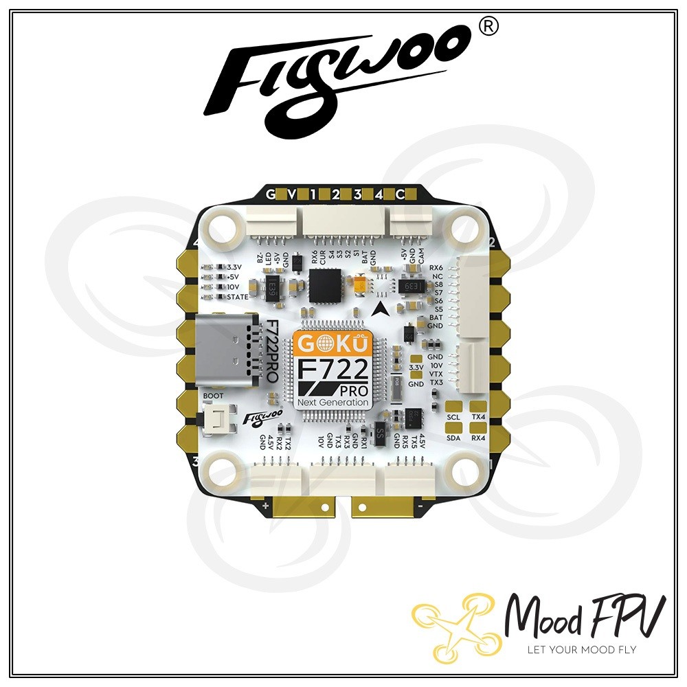Tháp Mạch Flywoo GOKU F722 PRO V2 50A BLS 30X30 Stack (MPU6000)