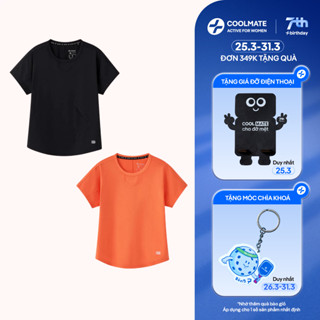 [ĐƠN 349K TẶNG QUÀ] Combo 2 áo thể thao nữ Slim Tee co giãn, thoáng mát - Coolmate Active For Women