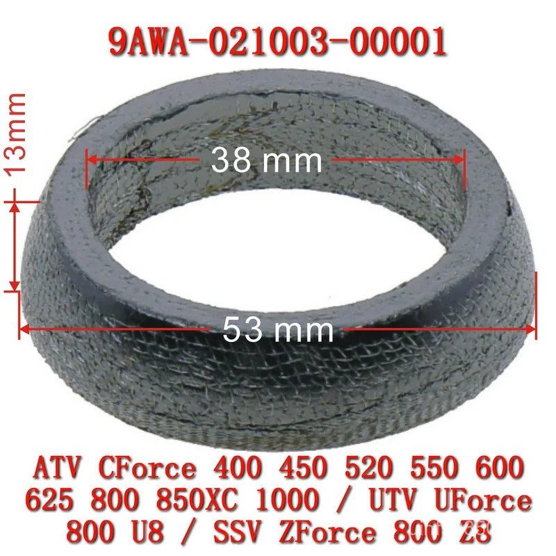 Cổ áo nhỏ Motorcyle cho bộ giảm thanh 9AWA-021003-0001 Dành Cho CForce 600 625 Lưu Diễn CF600ATR CF6