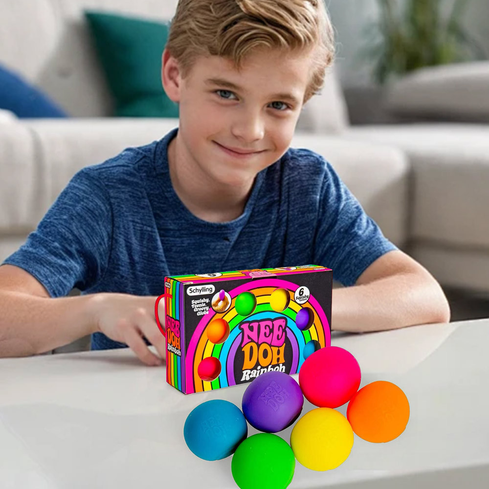 Schylling Nee Doh Groovy Glob Stress Ball Needoh Squeezable Stress Reliever