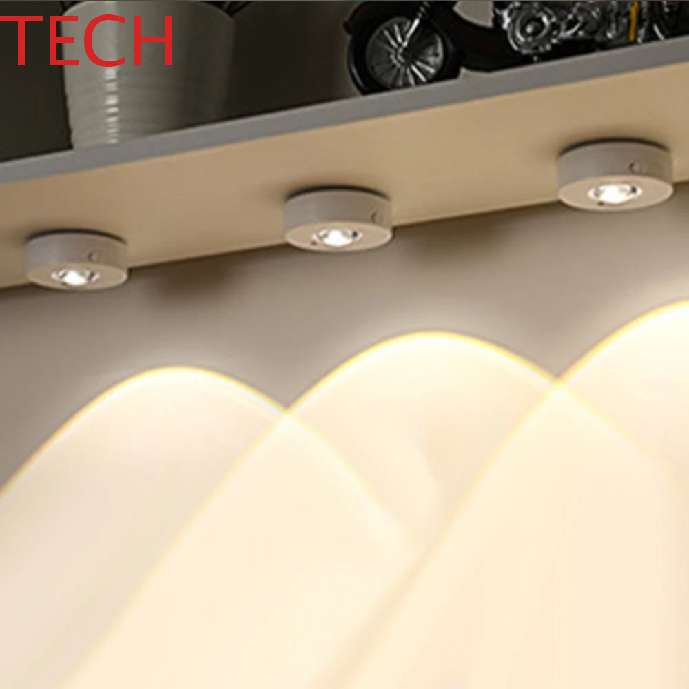 TECH Dưới Đèn Tủ, Điều Khiển Từ Xa IR Thiết Kế Không Dây Đèn Ngủ LED RGB, Hoạt Động Không Dây 5V Đèn